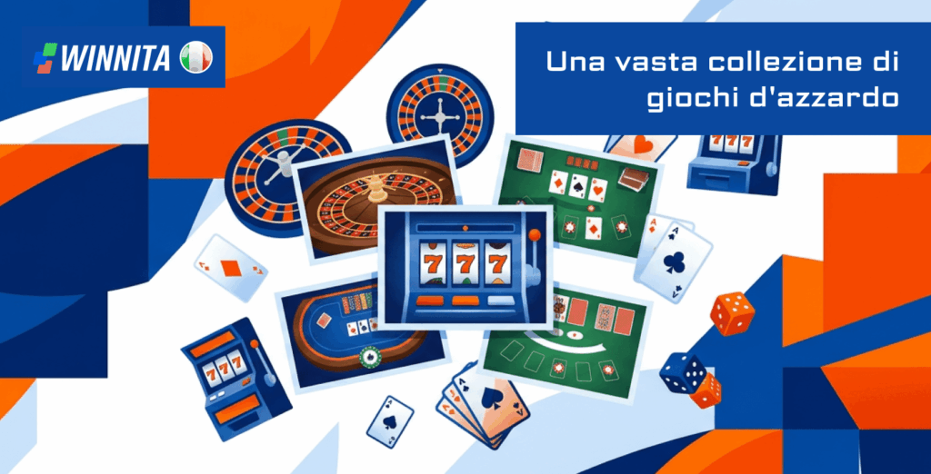 Grande collezione di giochi D'azzardo online nel casinò Winnita Italia