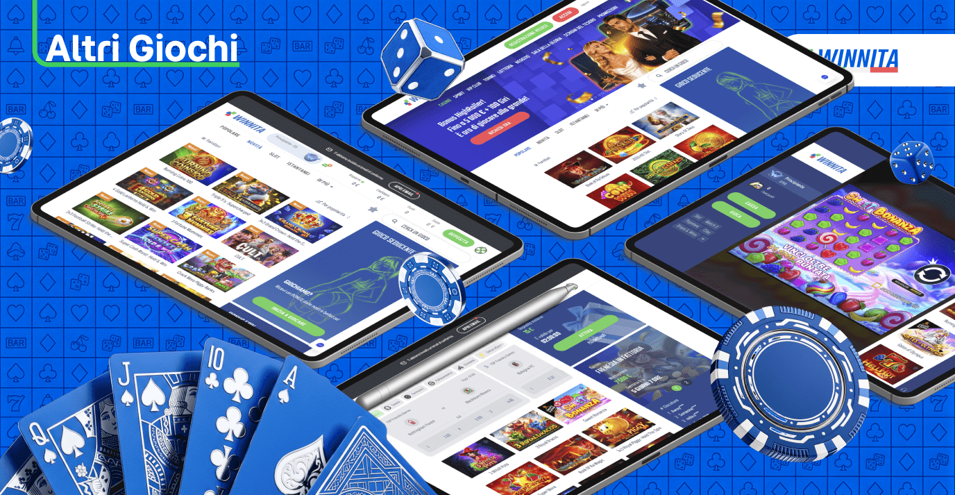 Il casinò Winnita in Italia offre giochi per tutti i gusti.